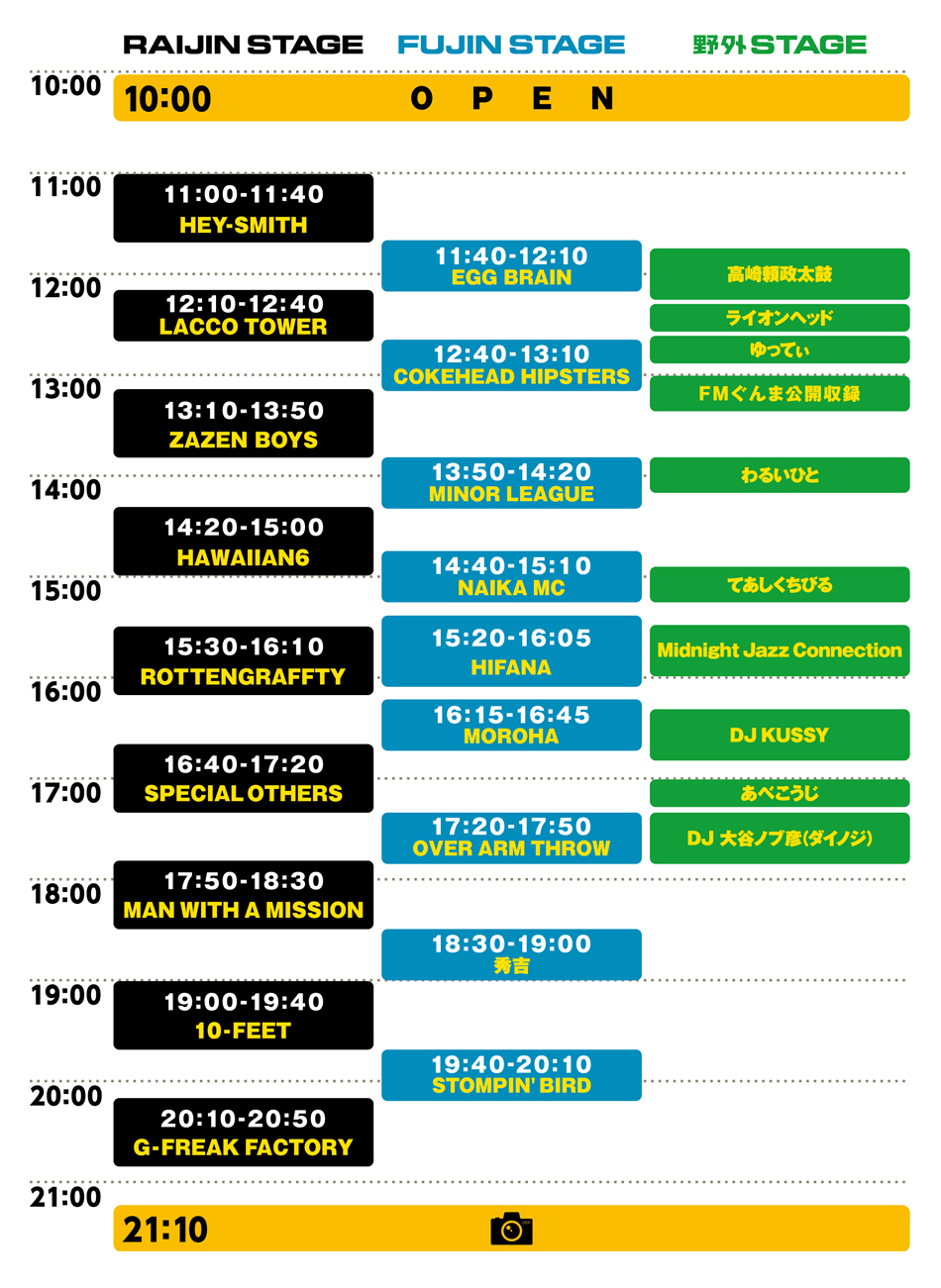 TIME TABLE