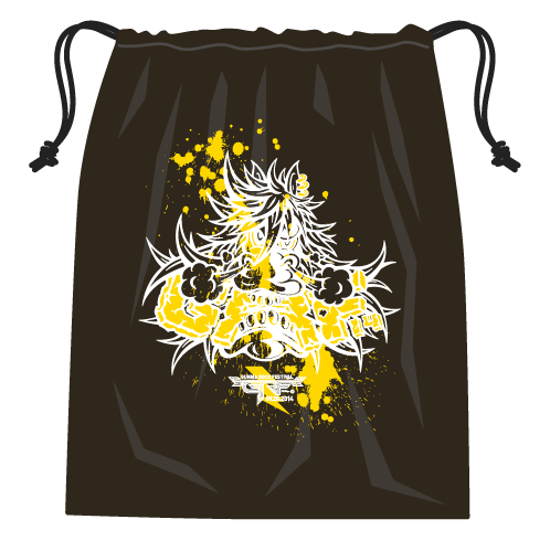 ガジ馬巾着バッグ