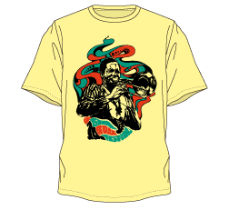 detell × GRF BLACK GROOVE Tシャツ アフリカンカラー