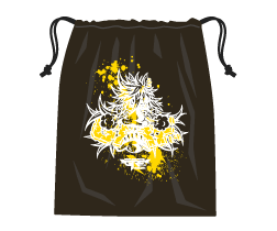 ガジ馬巾着バッグ